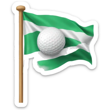 Golf Flag sticker