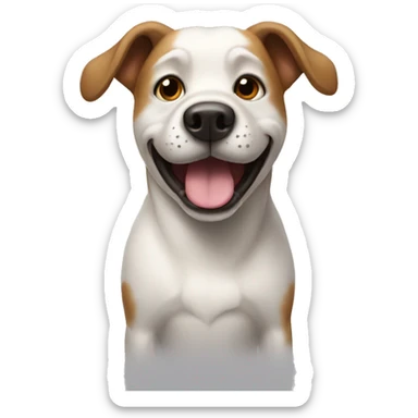 dog happy sticker
