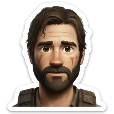 the last of us joel sticker