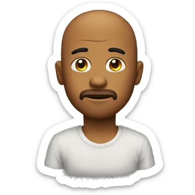 A person is so sad because he find everything Expensive sticker