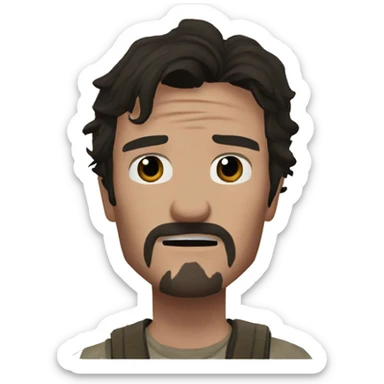 Pedro Pascal in last of us  sticker