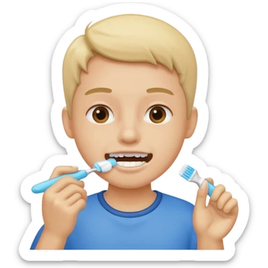 cepillado dental/tooth brushing sticker