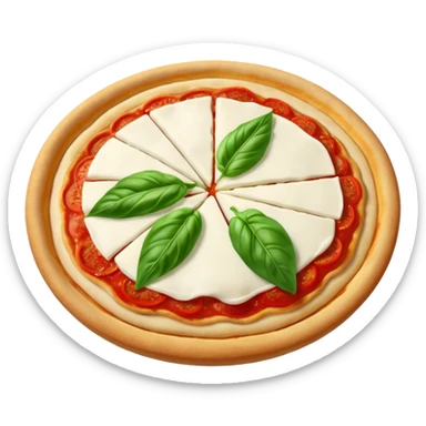 Margarita pizza sticker