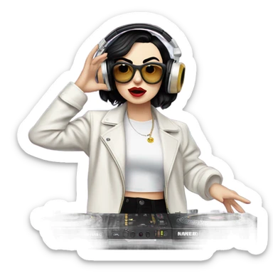 charli xcx dj sticker