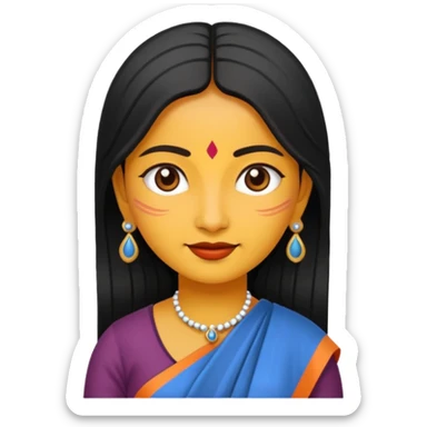 India woman sticker