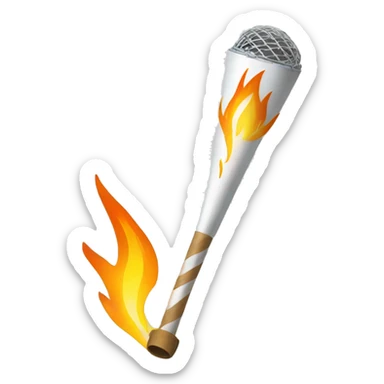 antorcha de juegos olimpicos sticker