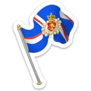 Drapeau royal de France  sticker
