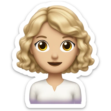 A taylor swift evermore themed emoji sticker