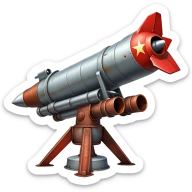 Soviet rocket launcher sticker