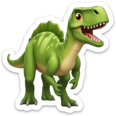Dinosaure prête sticker
