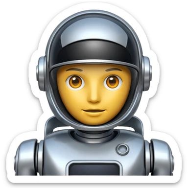 robot copilot sticker