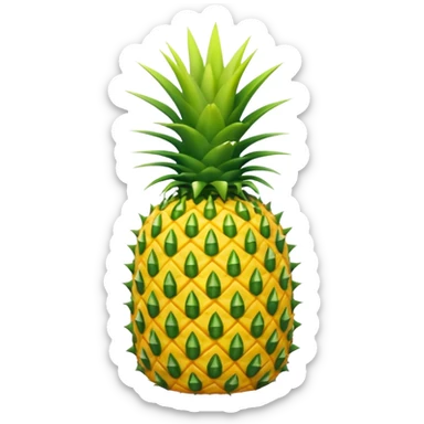 upside down pineapple sticker