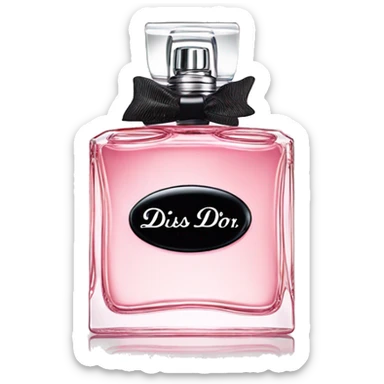Miss dior perfume sticker