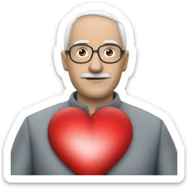 Hände zu Herz geformt und ein Herz in der Mitte sticker