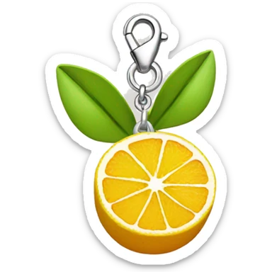 Citrus Blossom Charm sticker