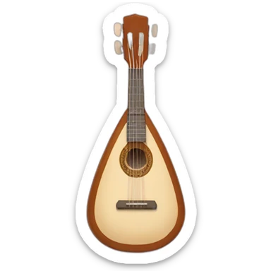 Erlandskian The Balalaika piccolo Balalaika Family instrument sticker