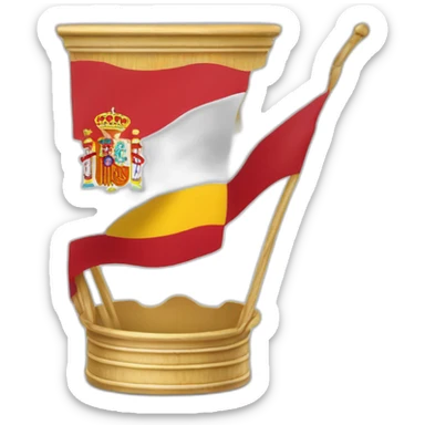 bandera tricolor segunda republica española sticker