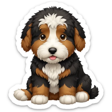 bernedoodle sticker