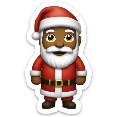 Santa clause with cabinets sticker