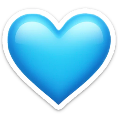 Blue heart 🩵  sticker