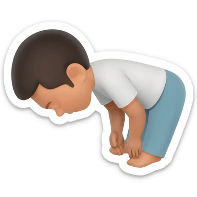 bow but it's an emoji sticker