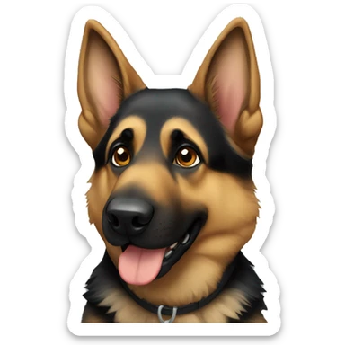 German shepherd  sticker