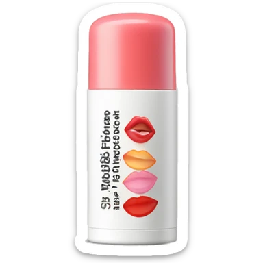 lip balm with label sticker