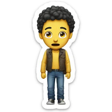 personw ith fear of height sticker