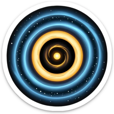black hole sticker