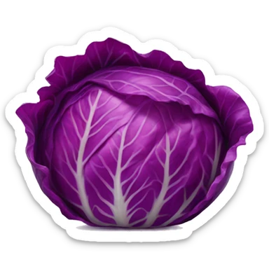 Red cabbage sticker