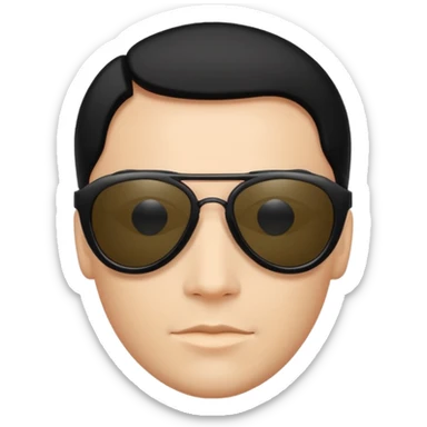 Matrix sunglasses sticker