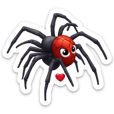 Spidermite in love sticker
