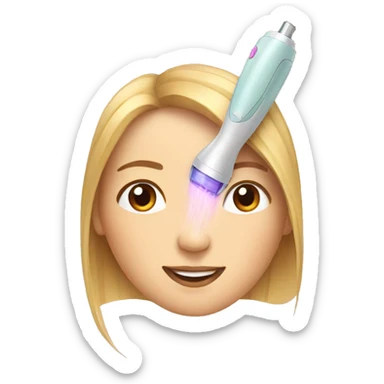 Laser hair removal sticker