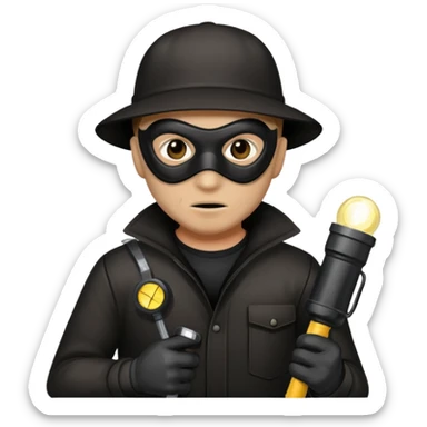 burglar  sticker