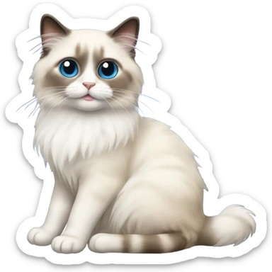 ragdoll cat sticker
