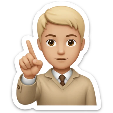 POINTING FINGER DIRECTLY TO CAMERA sticker