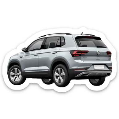 volkswagen taos SUV dolphin grey sticker