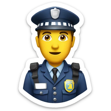 traffic warden sticker