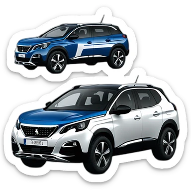 Peugeot 3008 gendarmerie  sticker