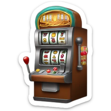 bar slot machine sticker