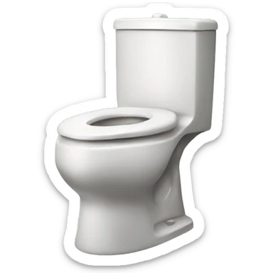 Skibidi Toilet coming out of toilet sticker