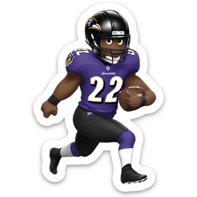 Baltimore ravens Derrick Henry 22 sticker