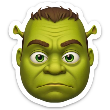 shrek sticker
