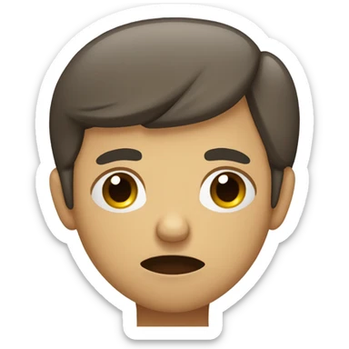 Sighing dramatically  sticker