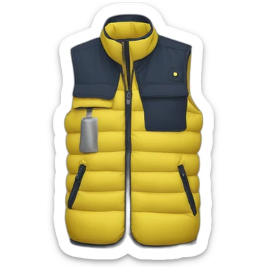 Emmanuel Macron gilet jaune sticker
