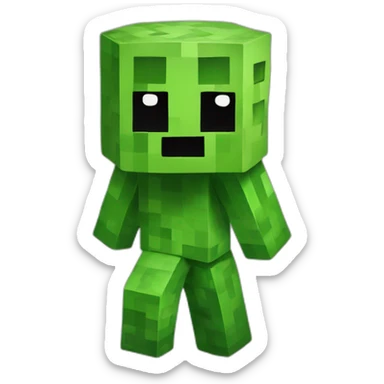 Creeper minecraft sticker