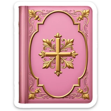 Biblia aesthetic rosa sticker