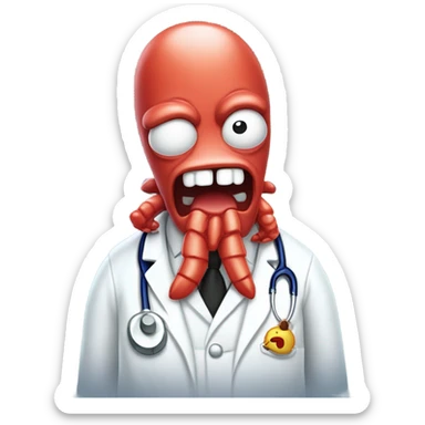 dr. zoidberg futurama sticker