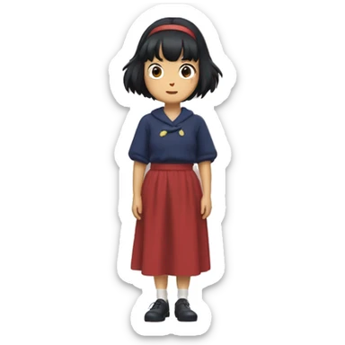 kiki from kiki’s delivery service sticker