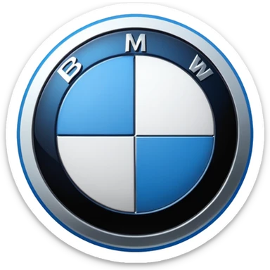 BMW logo emoji sticker